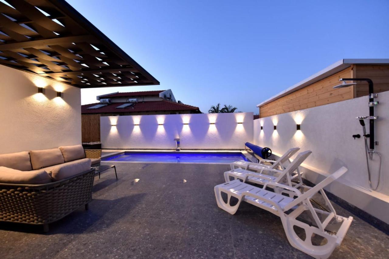White-Private Pool Luxury Villa Eilat Ngoại thất bức ảnh